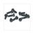 TAPPING SCREW M4x20 CROSS BLACK 10pcs