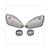 BLINKERGLAS YAMAHA AEROX nt SATZ CARBON (ELEC)