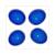 BLINKERGLAS PEUGEOT LUDIX SATZ BLAU