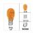 BULB T13 12V 10W ORANGE (1)