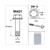 FLENS FRAME BOUTEN SW13 M8x16 BLANK 5st