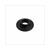 CARROSSERIERING PVC M6x16x4.5 ZWART (10)