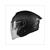 HELM JET COSMO SV PURE MAT ZWART XL
