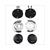 KIT MONT.VISIERE V-32 JARAMA SILVER