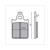 BRAKE PADS RMS (ITALJET FORMULA/PIAGGIO QUARTZ) CE