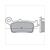 PLAQ. DE FREIN RMS (KYMCO KB/K12/DINK) CE