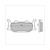 BRAKE PADS RMS (KYMCO MAJESTY 250cc '96/'99) CE