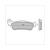 BRAKE PADS RMS (YAMAHA MAJESTY 125cc) CE