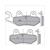 BRAKE PADS RMS (PEU DJANGO/SUZUKI ATV 98-00) CE