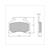BRAKE PADS RMS (KYMCO HEROISM/XOR/CRACKER/CHI) CE
