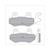 PLAQ. DE FREIN RMS (KYMCO DINK IVA S3/S5) CE