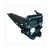 ACHTERSPATBORD KYMCO AGILITY 12'' 4T ZWART ORG