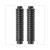 JEU PROTECTION FOURCHE VES CITTA NOIR 200mm (set) 