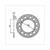 ACHTERTANDWIEL MH RX/DERBI GPR''04 108mm 6g 52t IGM