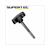 ZIJKAPBOUT YAMAHA FS1ot 50mm ZWART