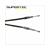 CABL.DE FREIN AVANT ZUNDAPP STD  NOIR SUPERTEC