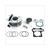 CILINDER AIRSAL CHINA 125 GY6 57.4mm
