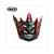 PENNE DE CASQUE MX-1 PLAGUE ROUGE