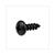 BLECHSCHRAUBEN SATZ 5.0x12mm SCHWARZ 10st