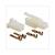 CONNECTOR PLUG SET 2 PINS 6pieces
