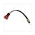 INDICATOR LIGHT WITH WIRE 18mm 12V RED