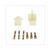 CONNECTOR PLUG SET 3 PINS (2.8mm) 8pieces