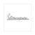 VESPA EMBLEM THICK STICKER 10 cm  CHROME