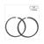 PISTONRINGSET 40.00x2x1.6 C PUCH MV/MS50