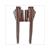 GABELABDECKUNG HINTEN ZEITE PEUGEOT 103 MVL CHROM