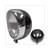 KOPLAMP UNI AUTOMAAT RETRO 13.5mm BAX15D ZWART