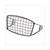 GRILLE DE PHARE PUCH MAXI/VESPA CITTA CHROME