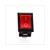 SWITCH UNI ON/OFF RECTANGLE 20mm RED ELEC