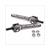 PASSENGER FOOT REST UNIVERSAL SET  M10x1.25 ALU ST