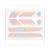 AUTOCOLLANT ENSEMBLE PEUGEOT 103 ORANGE 8 pcs