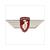 ZUNDAPP VLEUGEL EMBLEEM STICKER ROOD/WIT 
