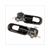 FOOT REST SET  HONDA/YAMAHA COLLAPSIBLE BLACK