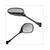 SPIEGEL PEUGEOT VIVA CITY 3/KISBEE ZWART SET CE 