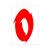 AUTOC.NUMERO-0-ROUGE-BLANC 5.5cm