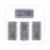 REFLECTIONSTICKER 3D RECTANLGLE 25x50 WHITE (4)