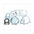 GASKET SET COMPLETE KYMCO PEOPLE S/Si 250cc