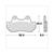BRAKE PADS LUCAS  HONDA CBX 125/CN HELIX 250 KBA