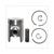KIT PISTON HONDA SH/SFX/BALI 39.0mm DR